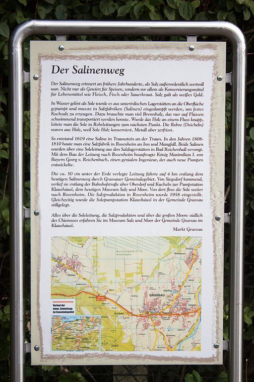 Ferienwohnung Haus am Salinenweg Grassau  Exterior foto
